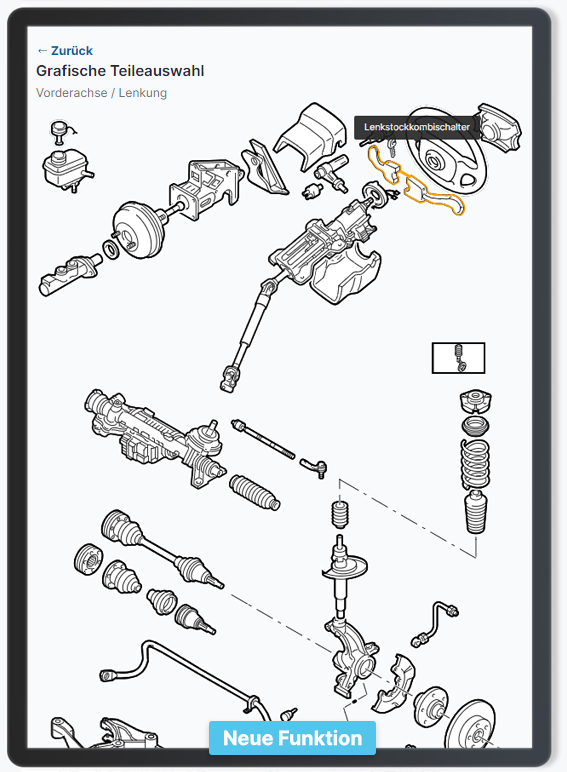 CarKit24 - grafische Teileauswahl
